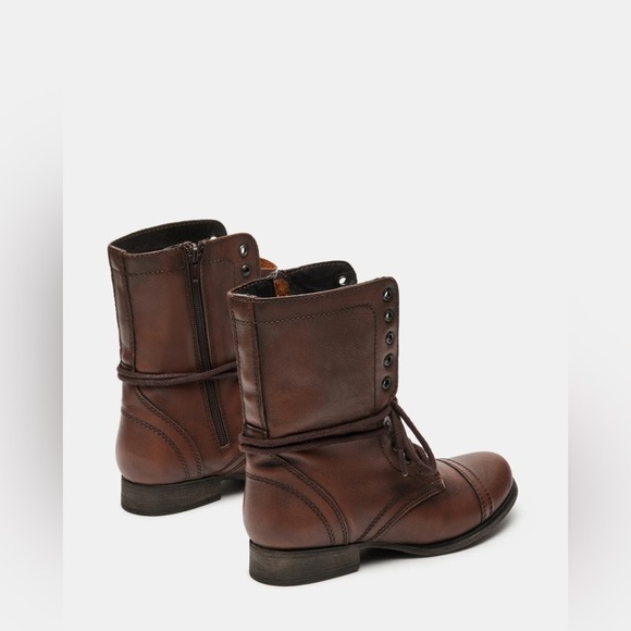 Steve Madden Lace Up Troop Boots Size 8 - Picture 4 of 7